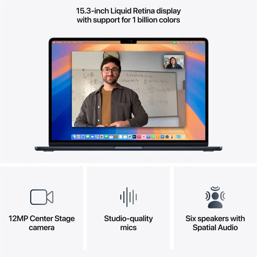 Apple MacBook Air 15.3" | Apple M4 10-Core Chip | 24GB 512GB | Apple M4 10-Core Chip | MC6L4