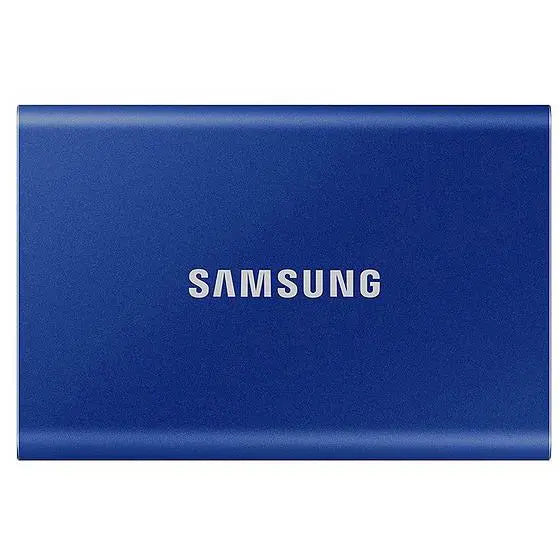 SAMSUNG T7 Portable SSD 2TB External Solid State Drive Up To 1050MB/s USB 3.2 Gen 2 MU-PC2T0H Blue