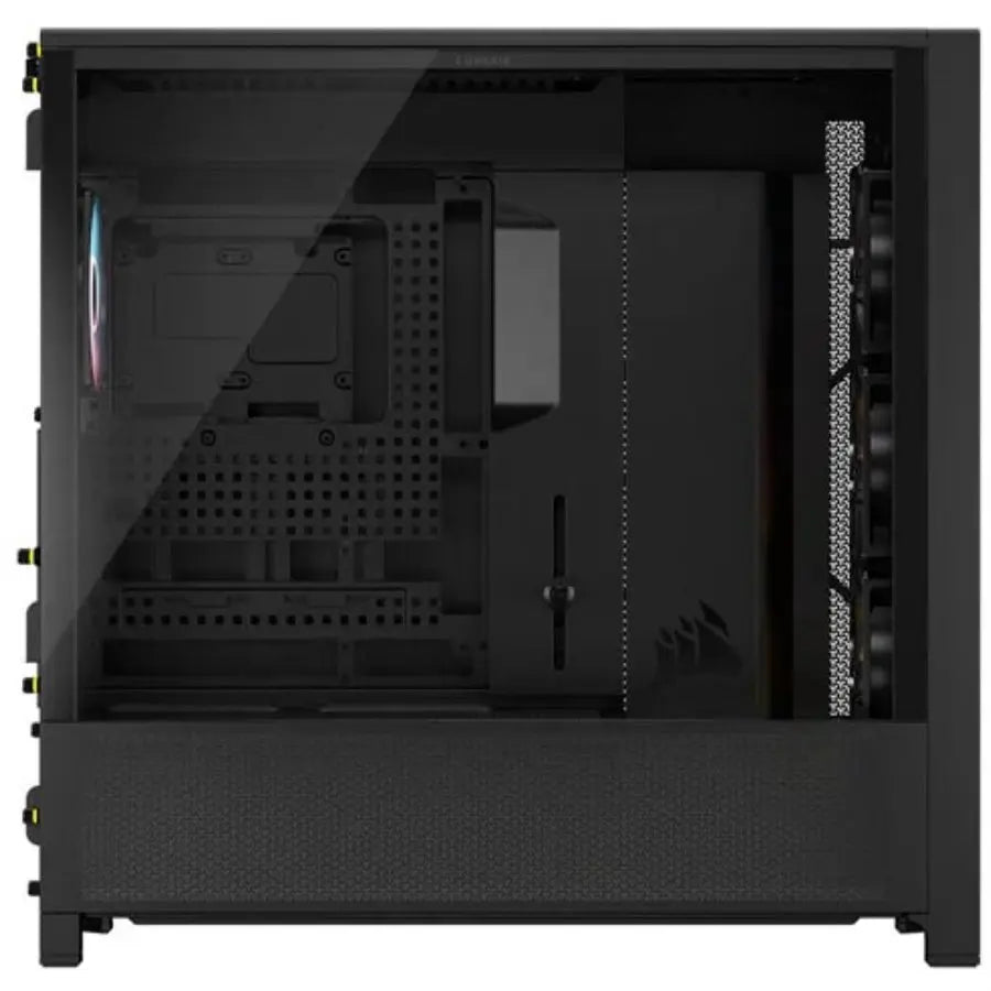 Corsair FRAME 5000D RS ARGB PC Case High-Airflow Mid-Tower ATX, 4x RS140 ARGB Fans, Triple 360mm Radiator Support, GPU Anti-Sag Arm, Black
