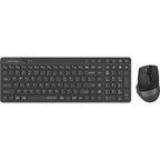 A4Tech FB2800C Air2 Desktop Set, Bluetooth And 2.4GHz, Quiet Key Keyboard, 8 Smart Hotkeys, Black