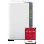 Synology DS223j 2-Bay Diskstation NAS | 4TB Bundle WD Red Plus