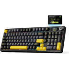 ATTACK SHARK X98PRO Wireless Gaming Keyboard, 99 Keys, LED Color Display, Hot-Swappable Blueberry Switch, Bluetooth 2.4G Wired, 4000mAh Battery, Star Black