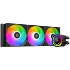 ID-Cooling FX360 TD CPU Liquid Cooler, 360mm Radiator, Gen-7 Pro Pump, Real-Time CPU Screen, Intel LGA1851/1700/1200/115X and AMD AM5/AM4, Black