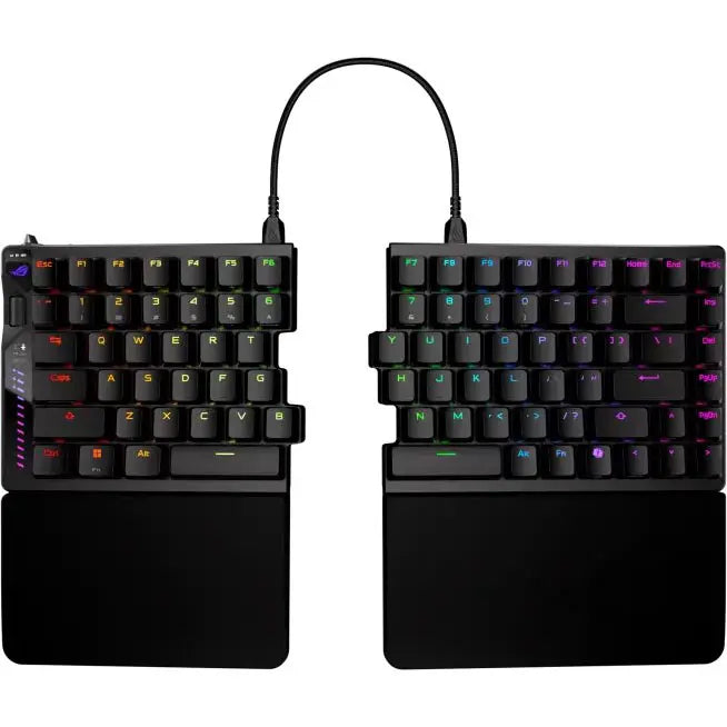 Asus Rog Falcata 75% Split Wireless Gaming Keyboard, ROG HFX V2 Magnetic Switches, PBT, Rapid Trigger, Tri-Mode Connectivity