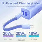 Vention 5000mAh Power Bank 20W FHWM0, 5000mAh Capacity, 20W PD Fast Charging, Gradient Blue