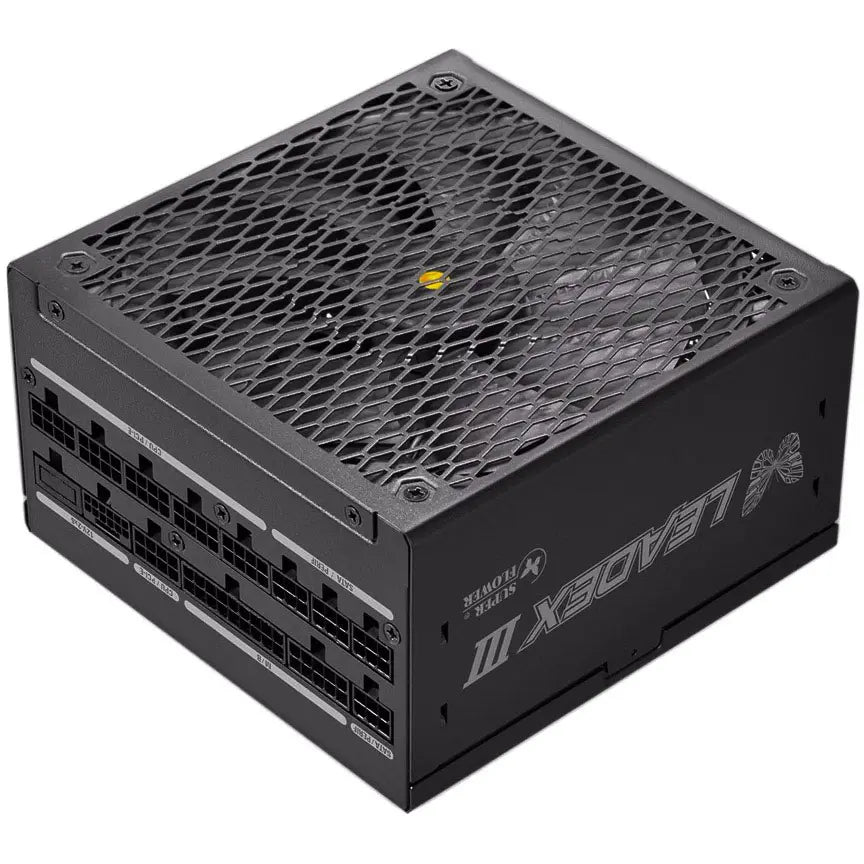 Super Flower LEADEX III GOLD UP 1000W Power Supply, ATX 3.1, PCIe 5.1 Ready, 80 PLUS Gold Certified, Full Modular, 140mm FDB Fan