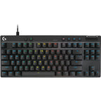 Logitech G PRO X TKL Rapid Tenkeyless Corded Gaming Keyboard, Magnetic Analog Switches, Rapid Trigger Mode, Adjustable Actuation, Customizable RGB Lighting, Black