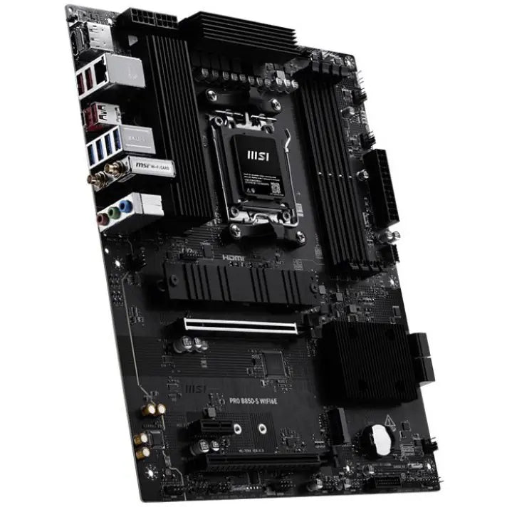 MSI Pro B850-S WIFI6E Gaming Motherboard ATX, AM5, DDR5 8200+MT/s OC, PCIe 4.0, Lightning Gen 5 M.2, 2.5G LAN, Wi-Fi 6E