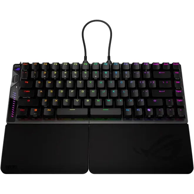 Asus Rog Falcata 75% Split Wireless Gaming Keyboard, ROG HFX V2 Magnetic Switches, PBT, Rapid Trigger, Tri-Mode Connectivity