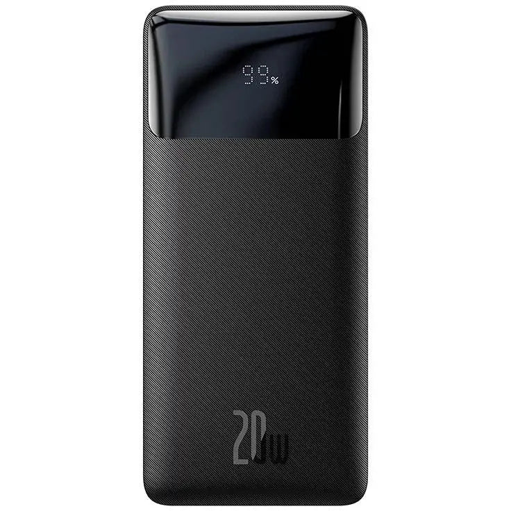 Baseus Bipow 20000mAh, 20W Powerbank - 2x USB, USB-C - Digital Display - Fast Charging