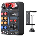 PXN CB1 Control Button Box Simulation Controller, 30 Programmable Buttons, RGB Lighting, USB Type-C, PC