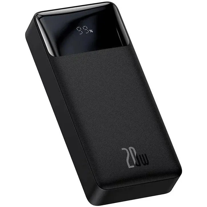 Baseus Bipow 20000mAh, 20W Powerbank - 2x USB, USB-C - Digital Display - Fast Charging