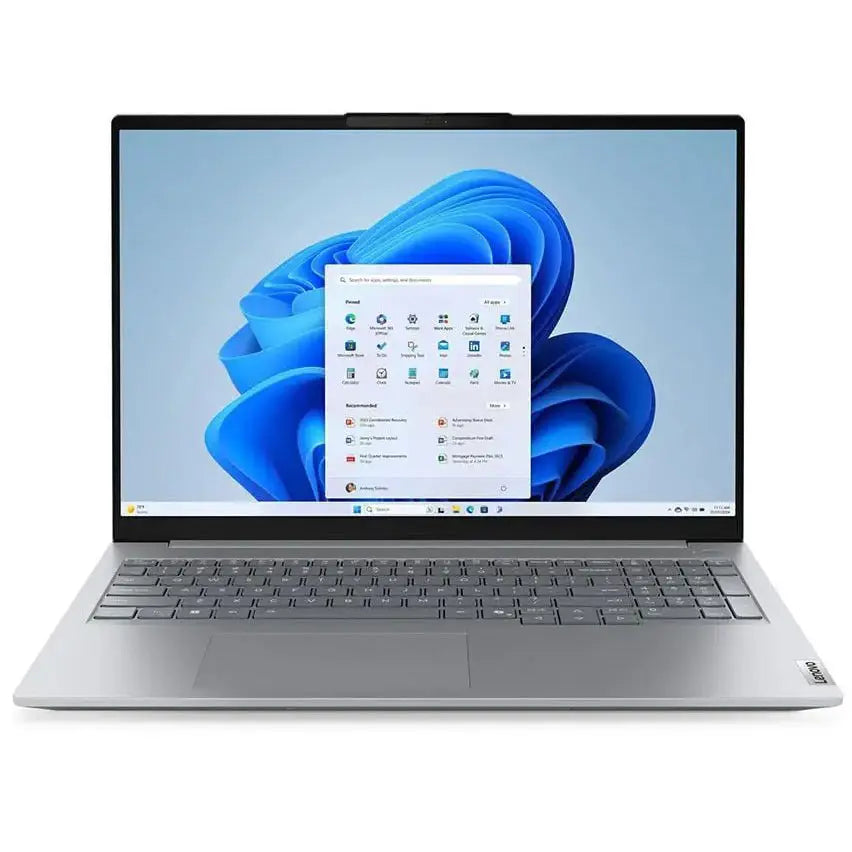 Lenovo ThinkBook 16 G8 Laptop Intel Core Ultra 7 255H 8GB DDR5 5600 512GB PCIe 4.0 NVMe SSD 16" WUXGA IPS Backlit Keyboard Fingerprint Reader Arctic Grey (Official Warranty)