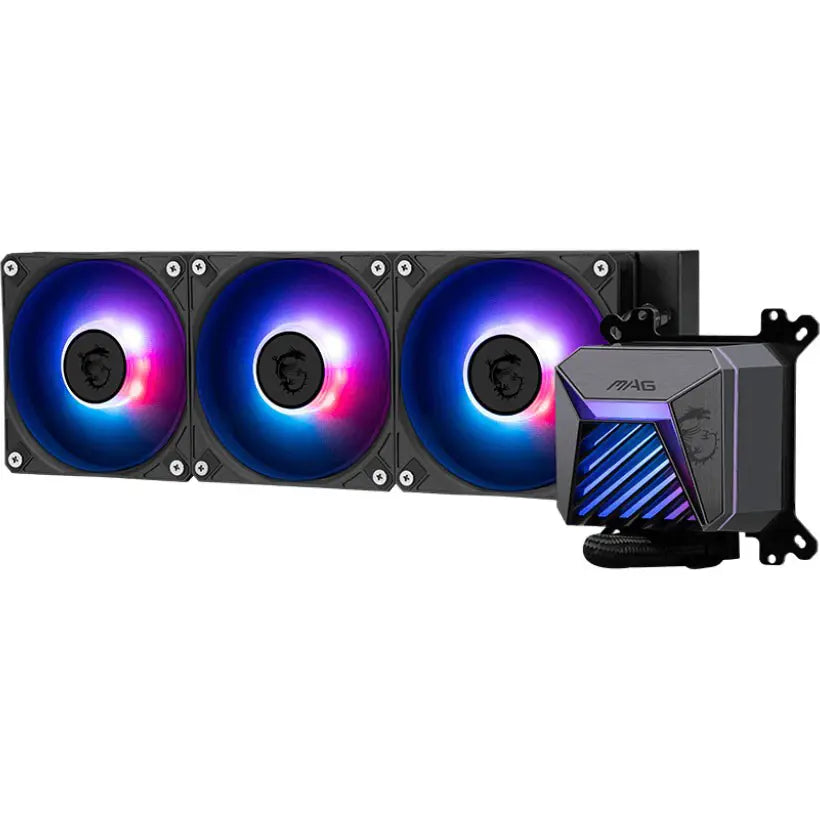 MSI MAG CORELIQUID A15 360 CPU Liquid Cooler CycloBlade Design ARGB GEN2