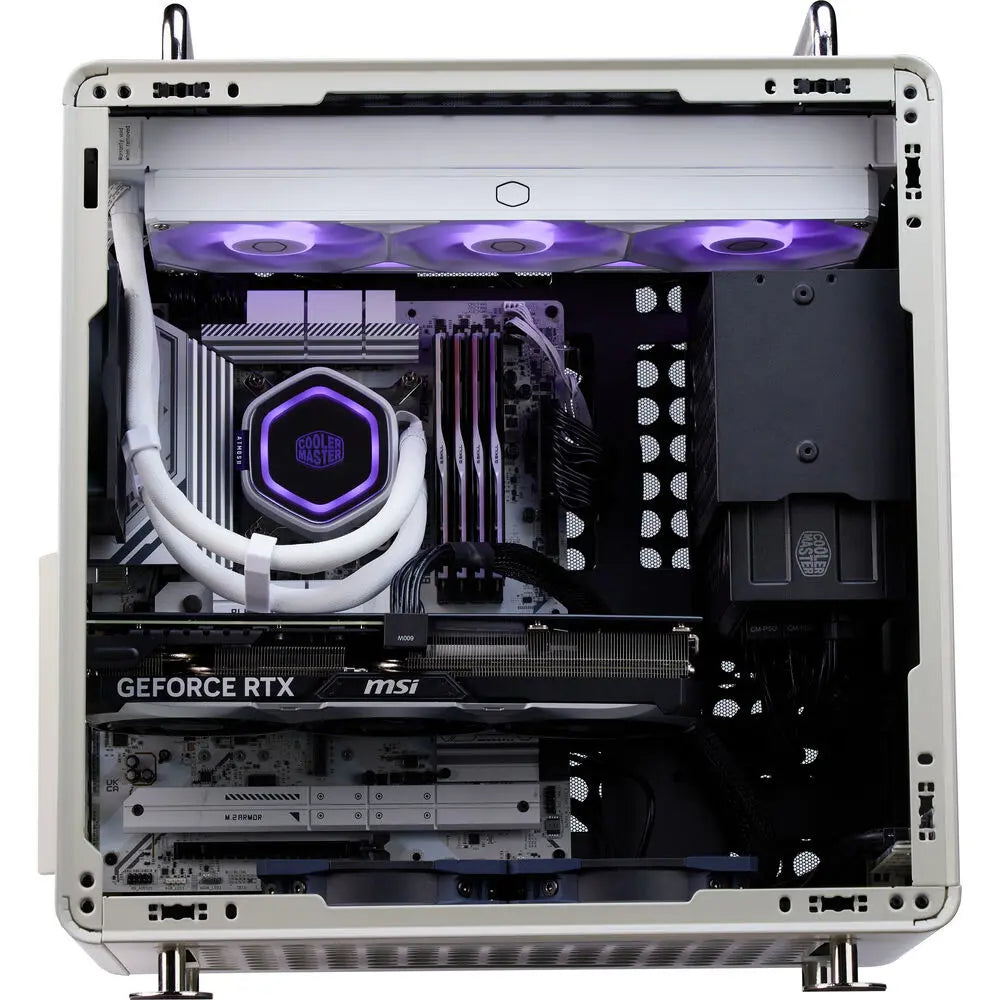 Cooler Master QUBE 540 High-Airflow ATX Mid-Tower Case, Moonstone, Q540-LGNN-S00