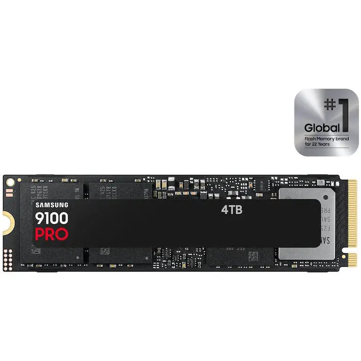Samsung 9100 PRO 4TB SSD NVMe M.2 MZ-VAP4T0B | Speed up to 14,800 MB/s | PCIe 5.0 x4