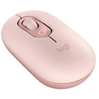 Logitech POP Mouse Wireless Mouse, High Precision Optical Tracking, 1000-4000 DPI, 4 Buttons, Multi-Device 3 Easy-Switch, Rose 910-007402