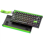 ATTACK SHARK R85 HE Rapid Trigger Keyboard Magnetic Switch, 75% Wired 8KHz Magnetic Keyboard, 0.005mm Rapid Trigger Accuracy, 8000Hz Polling Rate, Custom RGB Lightbox - Black