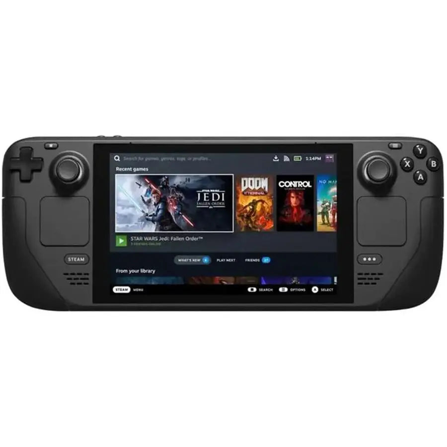 Valve Steam Deck OLED Handheld Gaming Console, 1TB SSD, 16GB RAM, 7.4", 90Hz, 1280x800px, SteamOS 3.0, Black