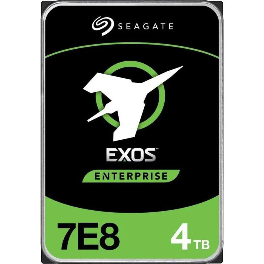 Seagate Exos 7E8 4TB Internal Hard Drive | 3.5' | 512n SATA 6Gb/s | 7200RPM | 256MB Cache | ST4000NM000A