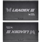Super Flower LEADEX III GOLD UP 1000W Power Supply, ATX 3.1, PCIe 5.1 Ready, 80 PLUS Gold Certified, Full Modular, 140mm FDB Fan