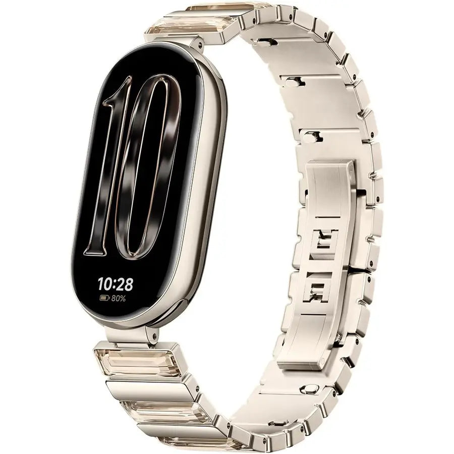Xiaomi Smart Band 10, 1.72' AMOLED Display, Professional Exercise Analysis, Up To 21 Days Battery Life, Comprehensive Sleep Monitoring, Glimmer Gold