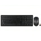 A4Tech 4200NS Wireless Desktop Keyboard Mouse, Wireless, Up To 12 Months Battery Life, Black
