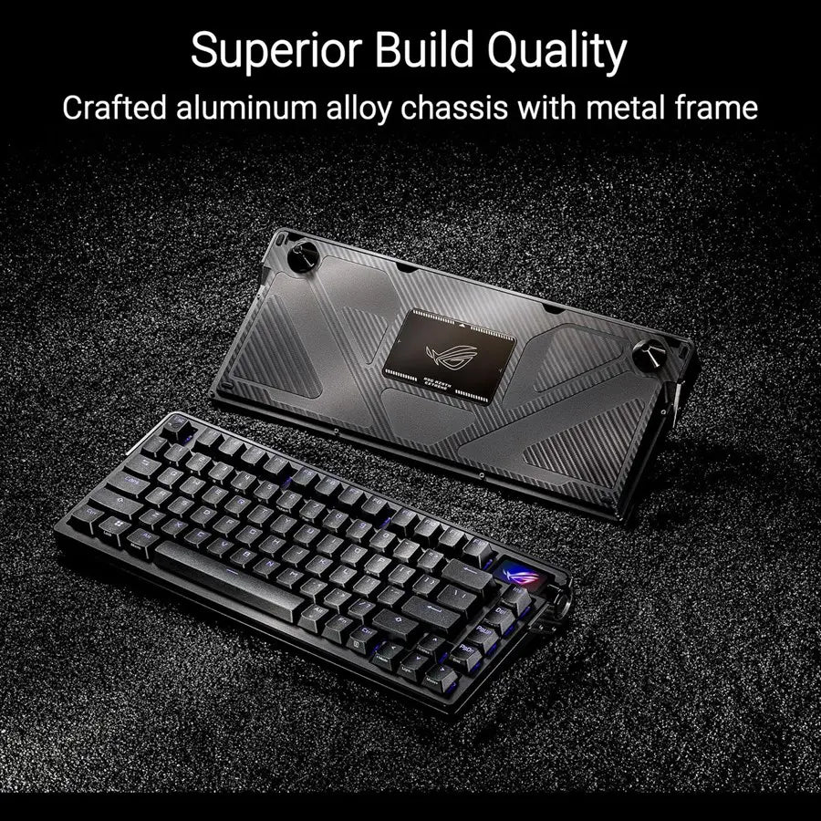 Asus ROG Azoth Extreme Gaming Keyboard Customizable 75% Gaming Keyboard Black