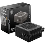 MSI MAG A650BN Power Supply, 650W, 80 Plus Bronze, Active PFC, DC-DC Circuit Design, 120mm Low Noise Fan