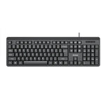 Amaze A732 Probus Super Smooth Ergonomic Wired Keyboard, Quiet Keystrokes, Ergonomic Typing Angle, USB 2.0