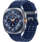 Samsung Galaxy Watch Ultra 47mm Smartwatch, Titanium Casing, Advanced Sleep Coaching, Running Coach, Energy Score, Heart Rate Tracking, GPS, Titanium Blue