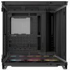 Corsair AIR 5400 RS-R ARGB Mid-Tower Computer Case, Triple-Chamber Design, Tempered Glass, 3x RS-R 120mm ARGB Fans, Black