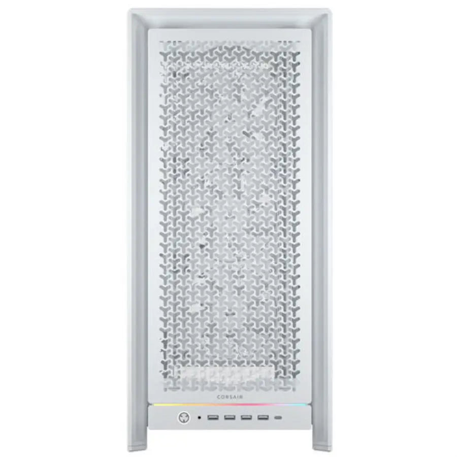 Corsair FRAME 5000D RS PC Case High-Airflow Mid-Tower ATX, 4x RS140 Fans, Triple 360mm Radiator Support, White