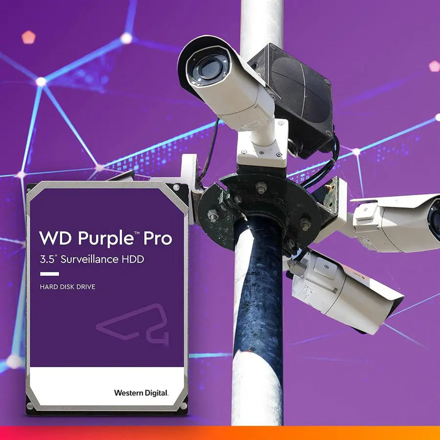 WD Purple Pro 12TB Surveillance Hard Drive HDD | Internal SATA, 256 MB Cache