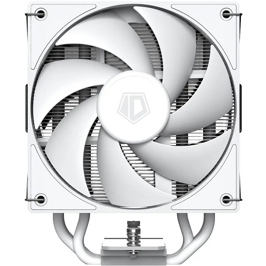 ID-Cooling Frozn A410 DW CPU Cooler White, Dual 120mm PWM Fans, 4 Heat Pipes, 230W TDP, 29.9dB Noise