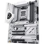 Asus X870 AYW Gaming Wifi W Motherboard, AMD X870, AM5, ATX, DDR5 8000+MT/s, PCIe 5.0 x16, 3x M.2, Wi-Fi 6, 2.5Gb LAN, USB4, White