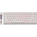 FGG MadLions MAD68 HE RGB 60% Wired Magnetic Switch Gaming Keyboard, 60% Compact, Hall Effect Amber Pro Switches, Adjustable Actuation, 8000Hz Polling Rate, Rapid Trigger, RGB, White