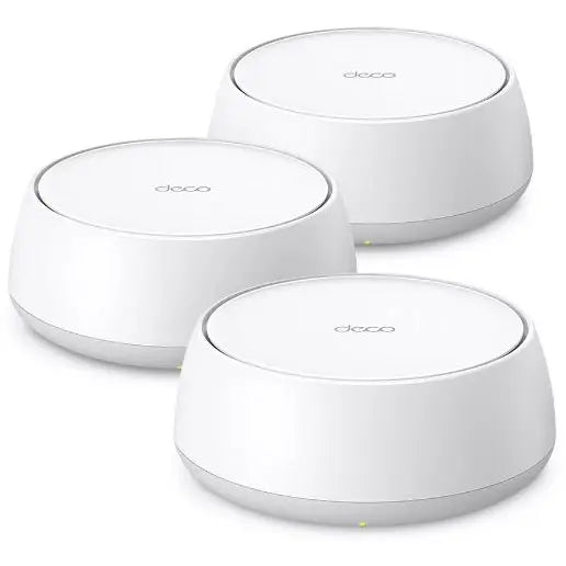 TP-Link Deco BE25 Mesh WiFi 7 System, BE3600 Whole Home, 3.6Gbps Dual-Band WiFi, 2.5Gbps Wired Connections, 3-Pack