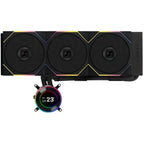 Lian Li HydroShift II LCD-C 360TL ARGB 360mm AIO Liquid CPU Cooler, 2.1' IPS LCD, TL Wireless Fans, Black