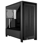 Corsair FRAME 4000D PC Case, Modular Mid-Tower, Dual 360mm Radiator Support, GPU Anti-Sag Arm, Black
