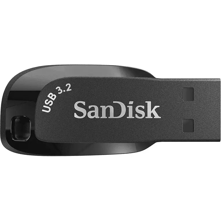 SanDisk Ultra Shift USB 3.2 Gen 1 Flash Drive 128GB, 100MB/s Read, USB-A, Black