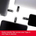 SanDisk Ultra Dual Drive Go USB Type-C Flash Drive 512GB Up To 150MB/s Black SDDDC3-512G-G46