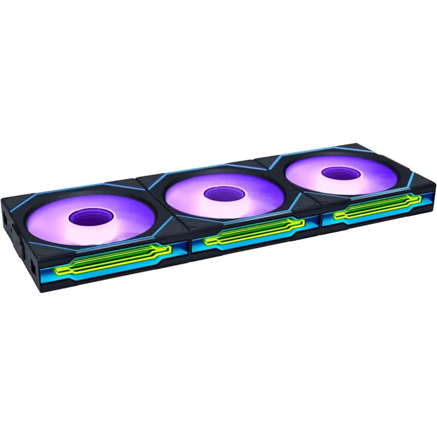 Lian Li UNI Fan SL-Infinity Wireless 120 Triple Pack Black, 2.4GHz Wireless, ARGB, Infinity Mirror, Low Noise, Controller Included