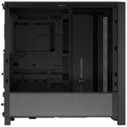 Corsair FRAME 4000D PC Case, Modular Mid-Tower, Dual 360mm Radiator Support, GPU Anti-Sag Arm, Black