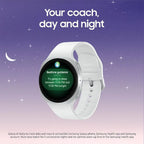 Samsung Galaxy Watch 8 2025 44mm Bluetooth Smartwatch, Cushion Design, Fitness Tracker, Sleep Coaching, Running Coach, Energy Score, Heart Rate Tracking, Graphite