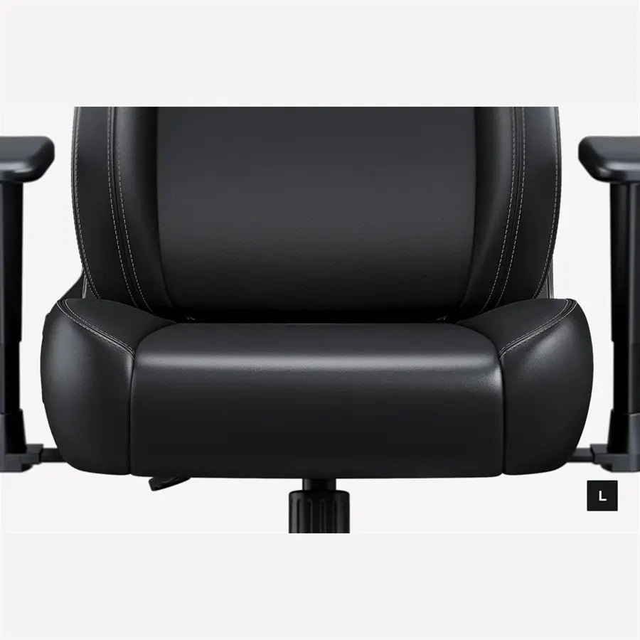 AndaSeat Novis Ultra L Series Gaming Chair, Ergonomic Design, PVC Leather, Head and Lumbar Pillow, Adjustable Armrests, Black