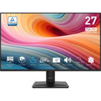 MSI PRO MP275 E2 27' FHD IPS Monitor, 120Hz, 1ms, HDR Ready, Adaptive-Sync, Built-In Speakers, Anti-Glare Display, Black