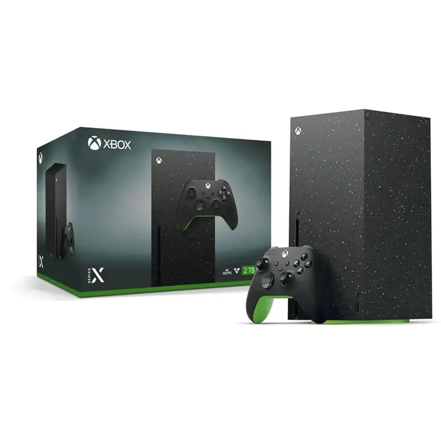 Xbox Series X 2TB Disc Drive Galaxy Black Special Edition Bundle Gaming Console, Includes Special Edition Wireless Controller, Galaxy Black