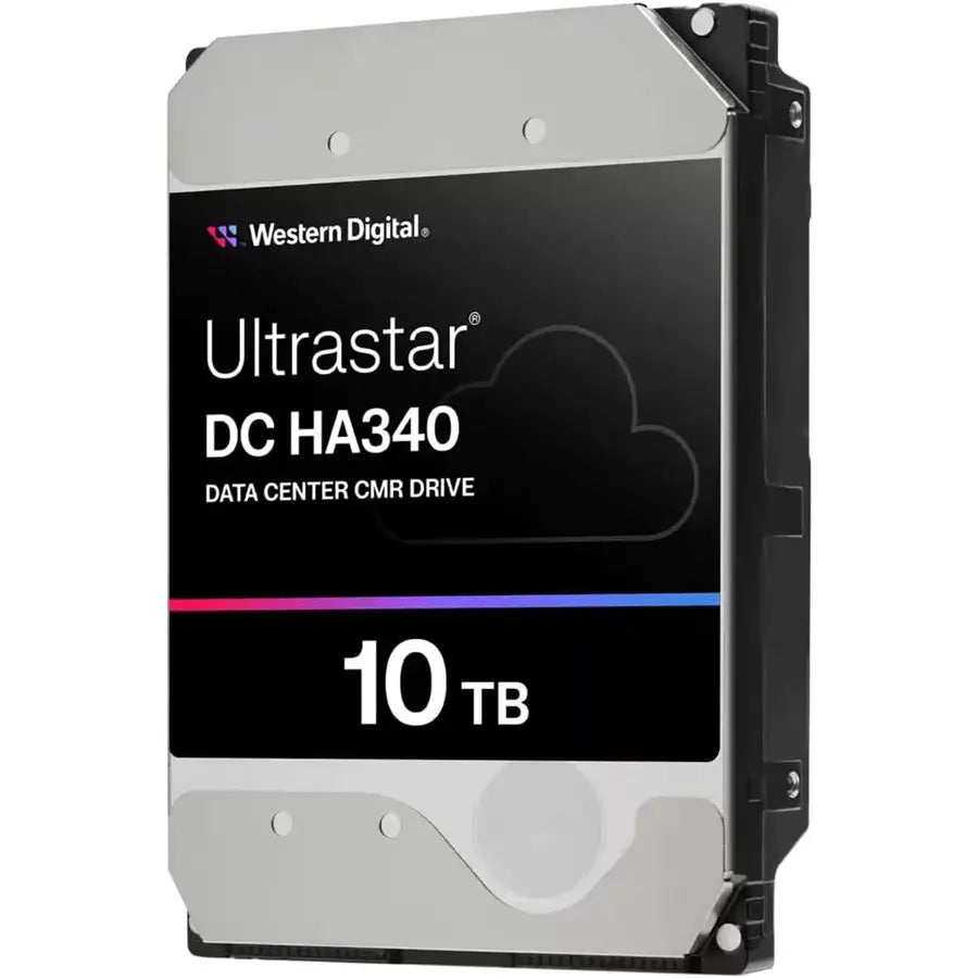 WD Ultrastar DC HA340 Data Center HDD, 10TB, SATA, 3.5-Inch, Up To 267MB/s, 7200 RPM, 0B47062