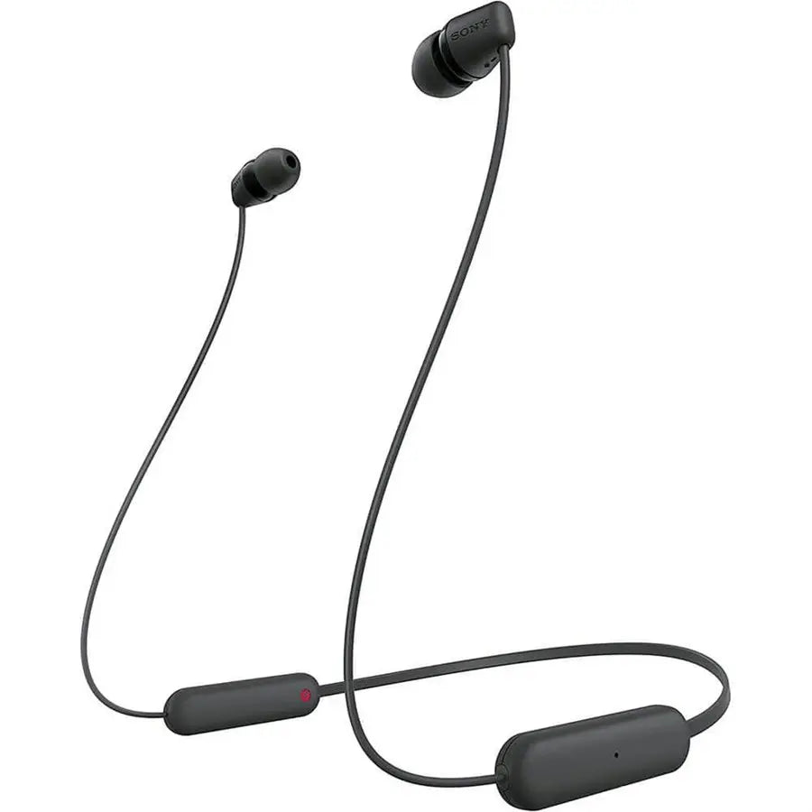 Sony WI-C100 Wireless In-Ear Bluetooth Headphones with Built-in Microphone | Black